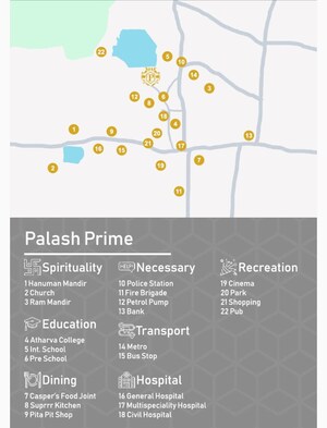 1 BHK Apartment – Map Location View at Jankalyan Nagar - for Sale