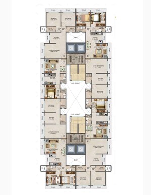 Floor Plan in 1 BHK Apartment at Jankalyan Nagar – for Sale
