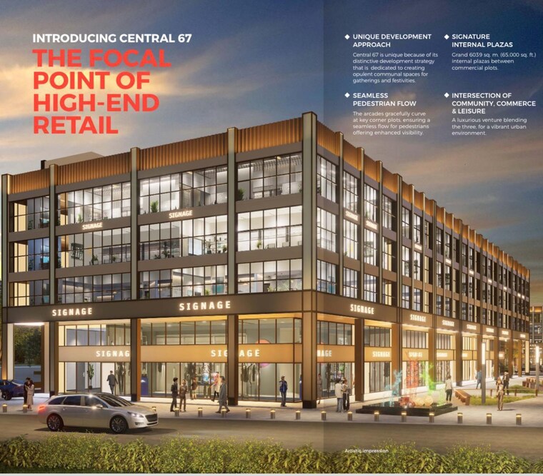 Exterior View, dlf-central-67 Commercial Land 142 Sq.Yd. In Sector 67 Gurgaon 9251353