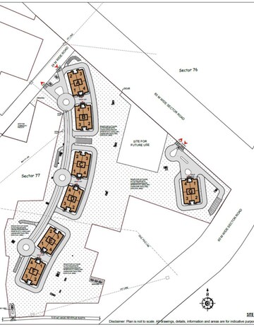 4 BHK Apartment – Map Location View at DLF Privana South, Sector 76 - for Sale