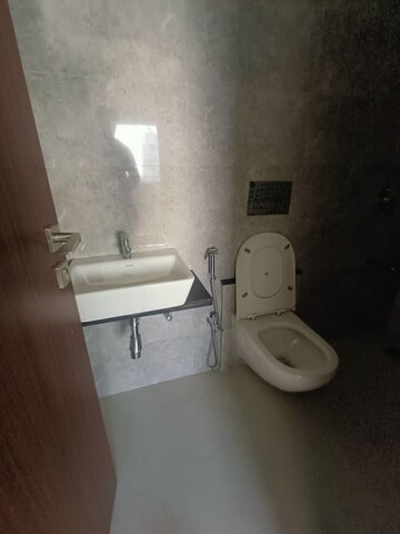 Bathroom in 1 BHK Apartment at Omkar Signet, Malad East – for Rent