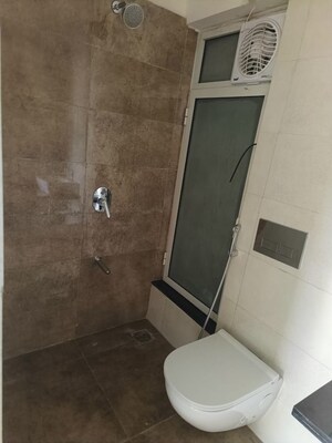 Bathroom in 1 BHK Apartment at Omkar Signet, Malad East – for Rent