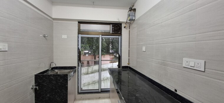 Kitchen, je-and-vee-om-trimurti 1 Bedroom 395 Sq.Ft. Apartment In Malad East Mumbai 9251388