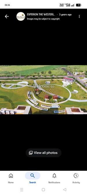  Plot – Exterior View View at Experion The Westerlies, Sector 108 - for Sale