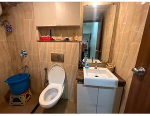 Bathroom in 2 BHK Apartment at Lodha Amara, Kolshet Road – for Rent