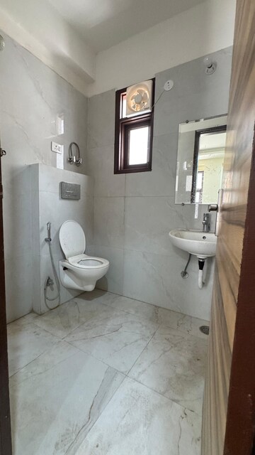 Bathroom in 2 BHK Builder Floor at Chattarpur – for Rent