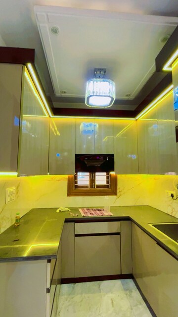 Kitchen in 3 BHK Builder Floor at Uttam Nagar – for Rent