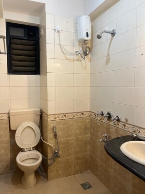 Bathroom in 2 BHK Apartment at Jalvaiyu Vihar, Kharghar – for Rent