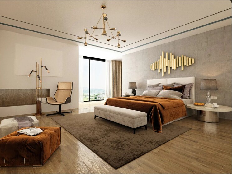Bedroom, goel-ganga-platinum 3.5 Bedroom 1520 Sq.Ft. Apartment In Kharadi Pune 9251546