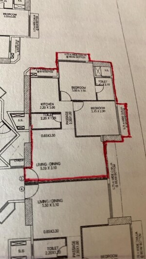 2 BHK Apartment – Map Location View at Gurukrupa Marina Enclave, Malad West - for Rent