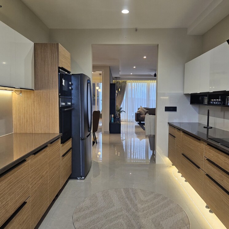 Kitchen, trishla-city 3 Bedroom 1800 Sq.Ft. Apartment In High Ground Zirakpur 9251560