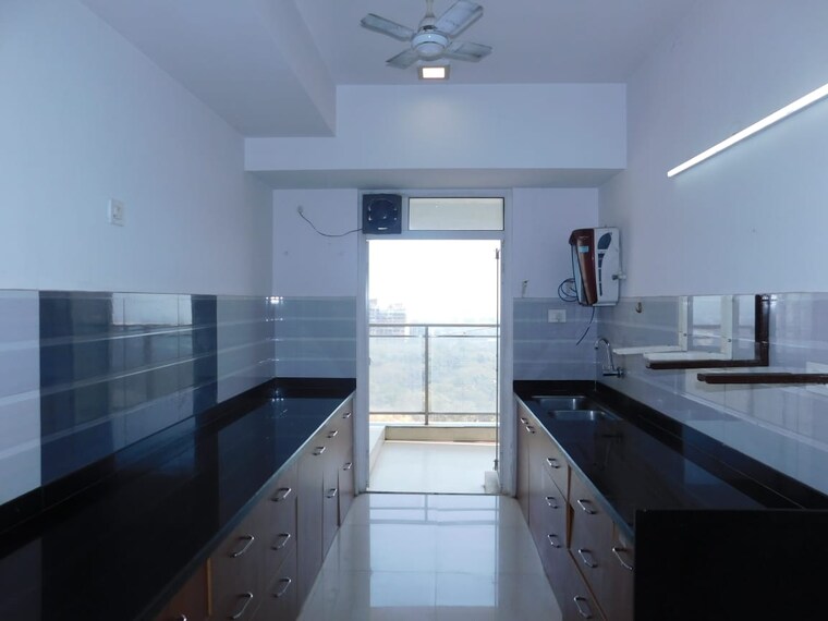 Kitchen, omkar-veda-exclusive 3 Bedroom 1500 Sq.Ft. Apartment In Parel Mumbai 9251575
