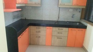 Kitchen in 2 BHK Apartment at Runwal Garden City, Balkum Pada – for Rent