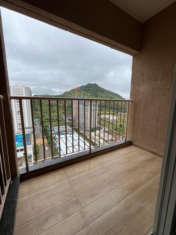Balcony in 2 BHK Apartment at Godrej Green Vistas, Mahalunge – for Rent