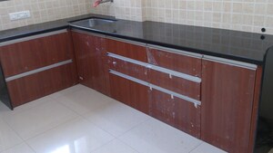 Kitchen in 2.5 BHK Apartment at Belvalkar Kalpak CHS, Dahanukar Colony – for Rent
