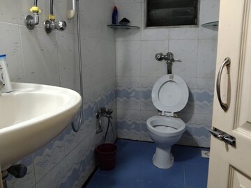 Bathroom in 2 BHK Apartment at Panch Mahal, Powai – for Rent