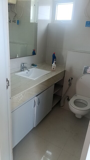 Bathroom in 3 BHK Apartment at Tata Primanti Phase 2, Sector 72 – for Rent
