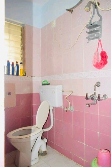 Bathroom in 2 BHK Apartment at Rakshak Nagar Gold, Kharadi – for Rent