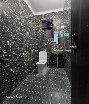Bathroom in 1 BHK Builder Floor at Chattarpur – for Rent