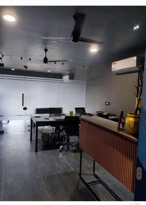 Team Area in  Office Space at Samvaad East Face, Ambli – for Rent