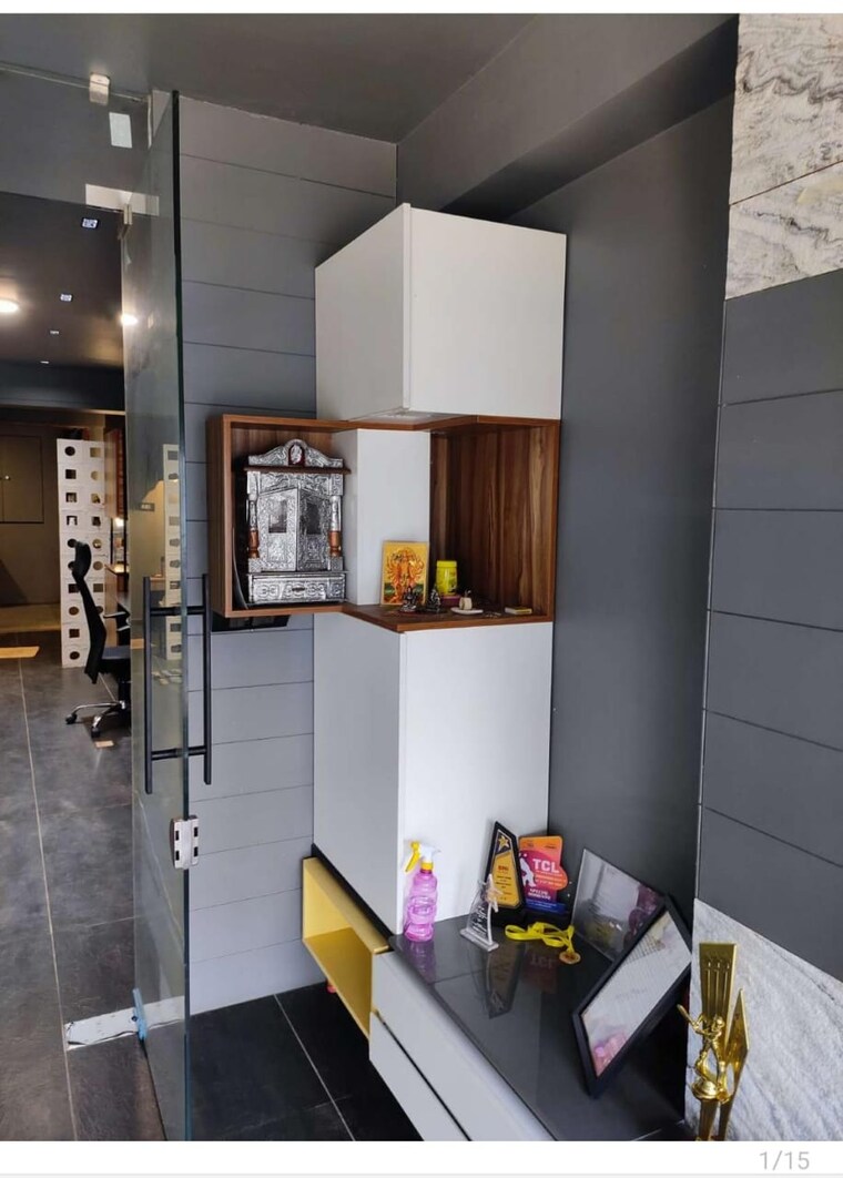 Kitchen, samvaad-east-face Commercial Office Space 755 Sq.Ft. In Ambli Ahmedabad 9251837