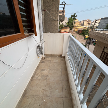 Balcony in 1.5 BHK Builder Floor at Sector 23a – for Rent