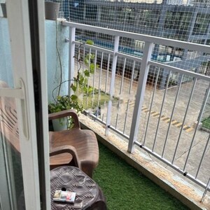 Balcony in 3 BHK Apartment at SJR Blue Waters, Off Sarjapur Road – for Rent