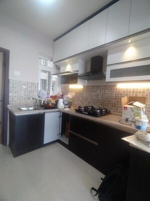 Kitchen in 3 BHK Apartment at SJR Blue Waters, Off Sarjapur Road – for Rent