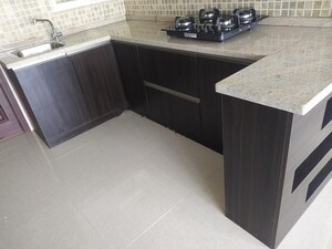 Kitchen in 3 BHK Apartment at SJR Blue Waters, Off Sarjapur Road – for Rent