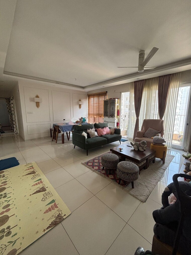 Living Room, godrej-aqua 3 Bedroom 1190 Sq.Ft. Apartment In International Airport Road Bangalore 9251936