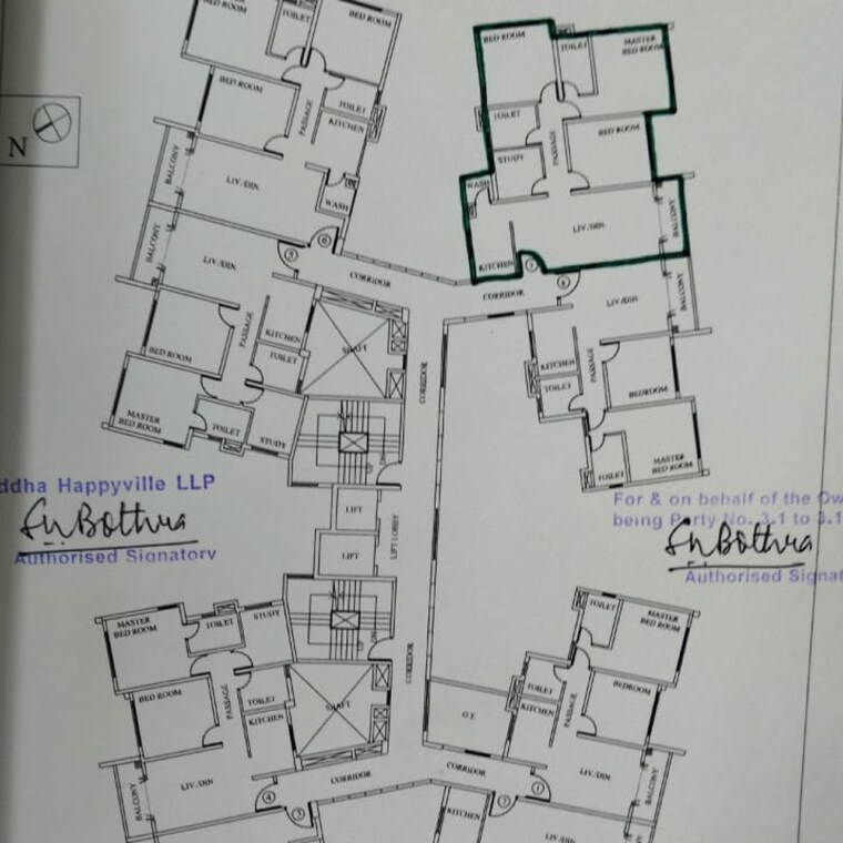 Other, siddha-happyville 3 Bedroom 1445 Sq.Ft. Apartment In Rajarhat New Town Kolkata 9251959