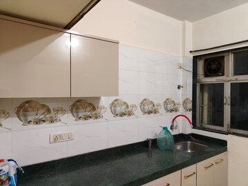 Kitchen in 1 BHK Apartment at Swastik Palms CHS, Brahmand – for Rent