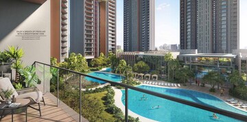 Balcony in 3.5 BHK Apartment at Signature Global Titanium SPR, Sector 71 – for Sale