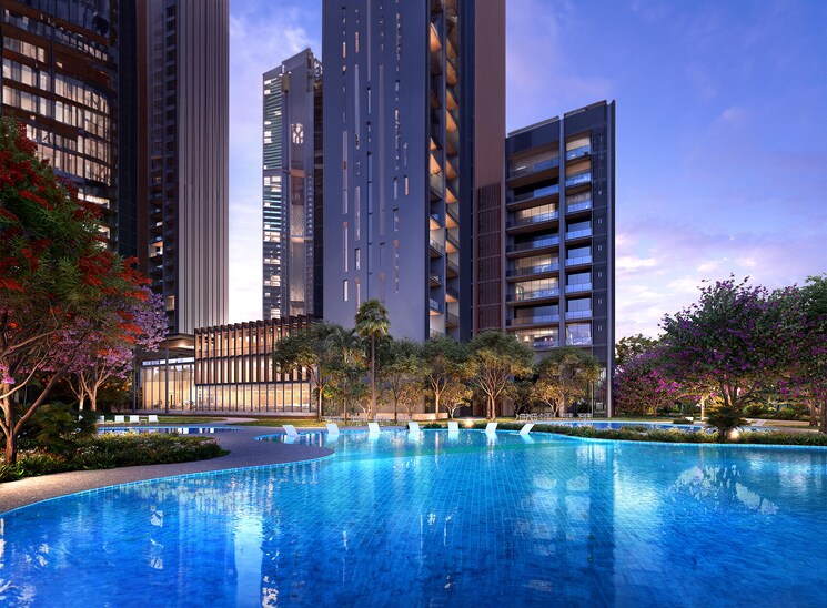Swimming Pool, signature-global-titanium-spr 3.5 Bedroom 2780 Sq.Ft. Apartment In Sector 71 Gurgaon 9252138