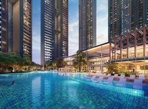 Swimming Pool in 3.5 BHK Apartment at Signature Global Titanium SPR, Sector 71 – for Sale