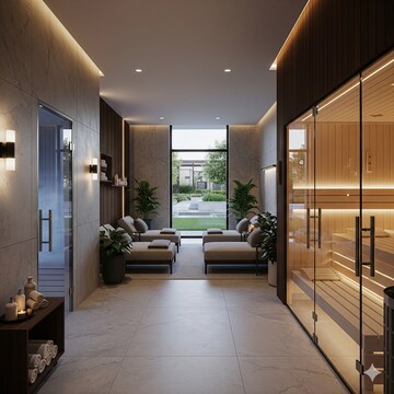 Living Room in 3 BHK Apartment at Sector 86 – for Sale