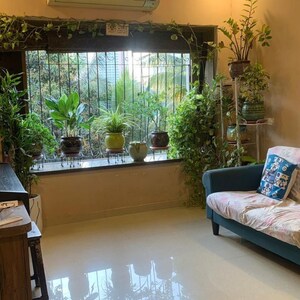Living Room in 1 BHK Apartment at Goregaon East – for Rent