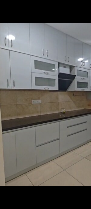 Kitchen in 3 BHK Apartment at Prestige High Fields, Gachibowli – for Rent