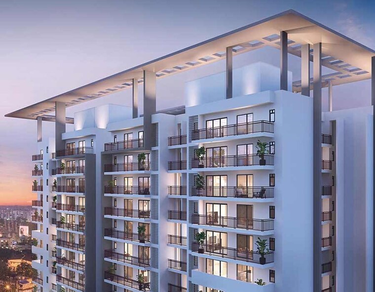 Exterior View, m3m-heights 3 Bedroom 1828 Sq.Ft. Apartment In Sector 65 Gurgaon 9252307