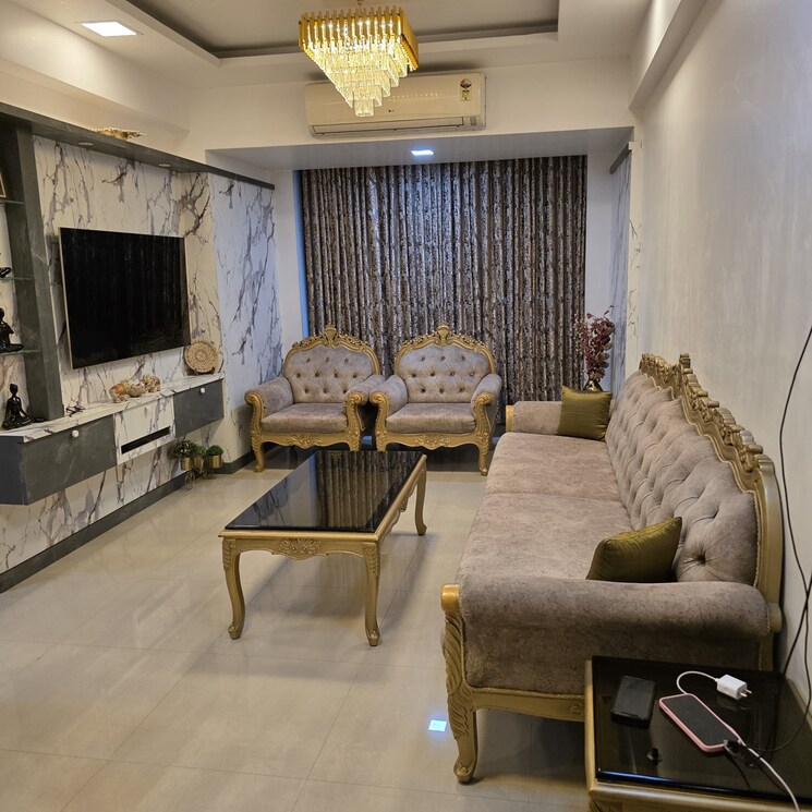Living Room, mahaavir-heritage 2 Bedroom 1240 Sq.Ft. Apartment In Kharghar Sector 35g Navi Mumbai 9252400