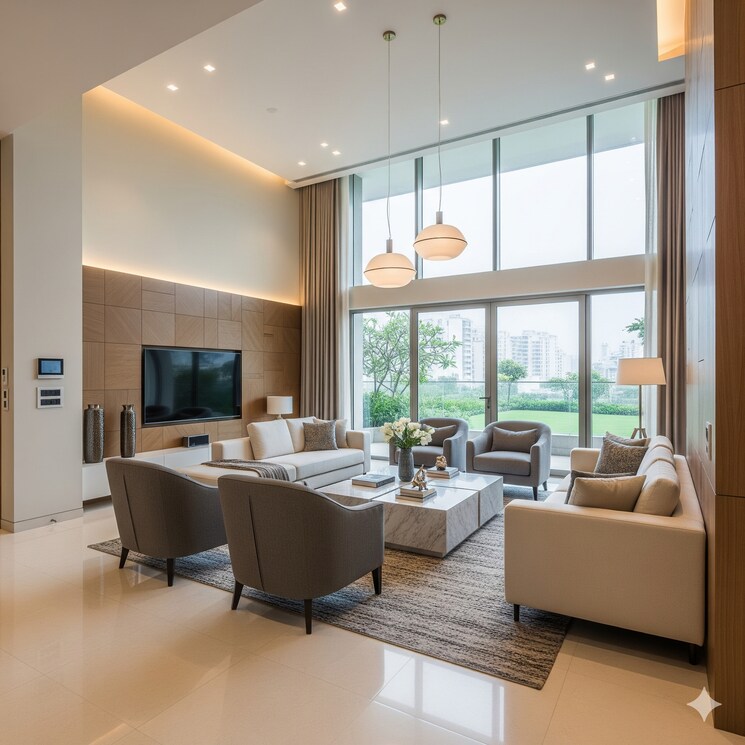 Living Room, sector 86 4 Bedroom 2800 Sq.Ft. Apartment In Sector 86 Gurgaon 9252449