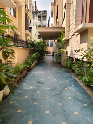Balcony in 4 BHK Builder Floor at Vasant Vihar – for Rent