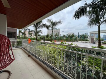Balcony in 3 BHK Apartment at Prestige Beverly Hills, Kokapet – for Rent