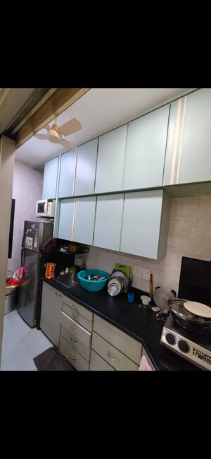Kitchen in 1.5 BHK Apartment at Nandan Society, Dadar West – for Rent