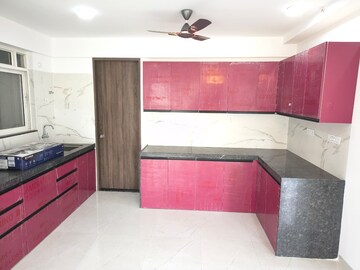 Kitchen in 3 BHK Apartment at Goel Ganga Serio, Kharadi – for Rent