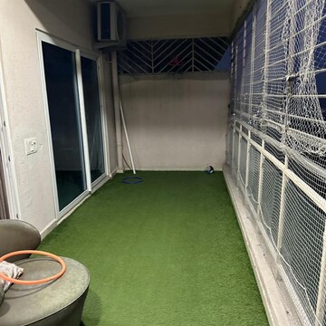 Balcony in 3.5 BHK Apartment at Gaur Sportswood, Sector 79 – for Rent