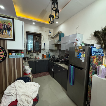 Kitchen in 2 BHK Builder Floor at Sunny Enclave – for Sale