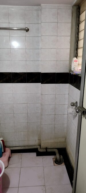 Bathroom in 1 BHK Apartment at Raunak Bliss, Ghodbunder Road – for Rent