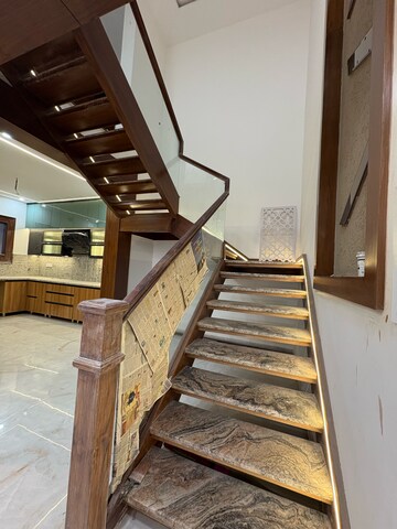 Staircase in 4 BHK Villa at Sunny Enclave – for Sale
