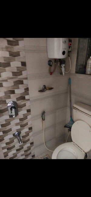 Bathroom in 2 BHK Apartment at Sunrise Apartment Mahim, Mahim – for Rent